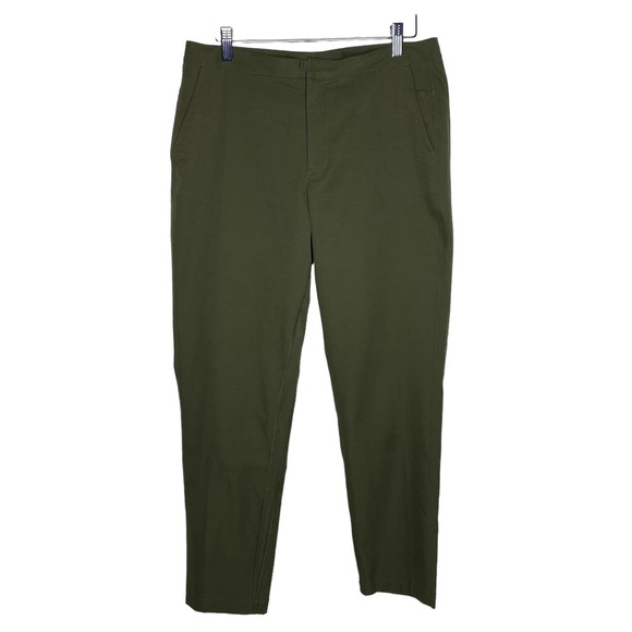 lululemon athletica Pants - Lululemon Womens Size 8 City Trek Trouser Pants 28" Military Green  Ankle